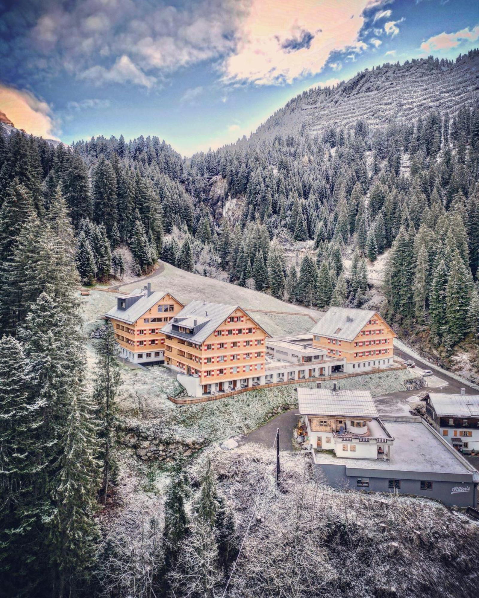 Berghaus Schroecken - Hotel Apartments Spa ภายนอก รูปภาพ
