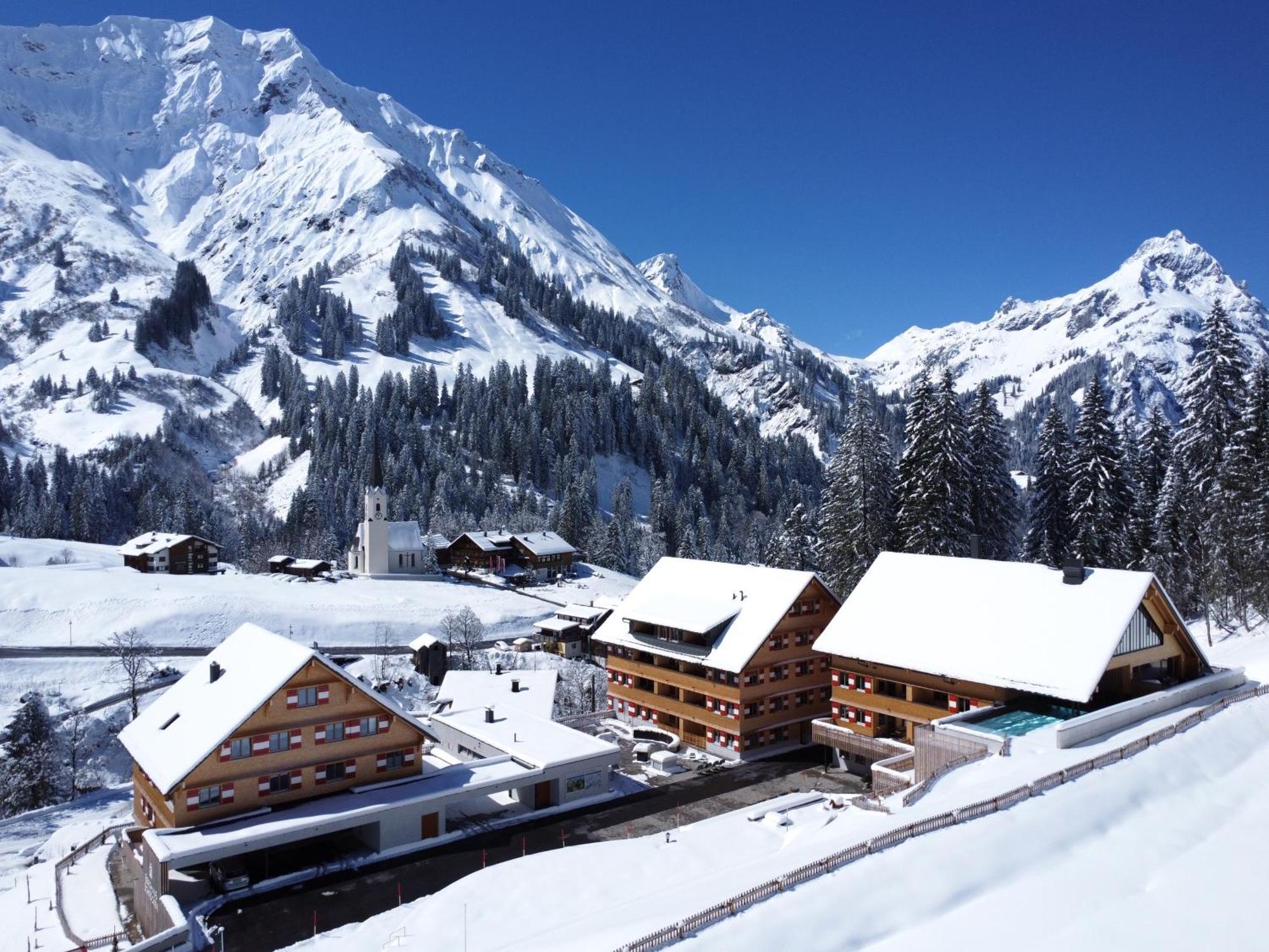 Berghaus Schroecken - Hotel Apartments Spa ภายนอก รูปภาพ