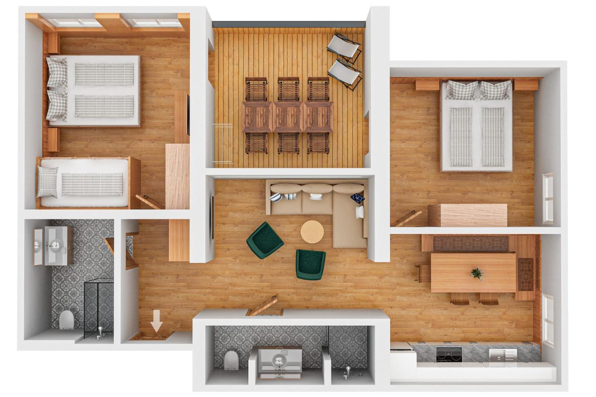 Berghaus Schroecken - Hotel Apartments Spa ภายนอก รูปภาพ